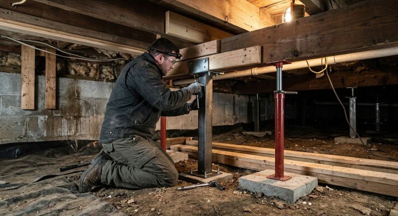 Structural Underpinning in Greenville, SC
