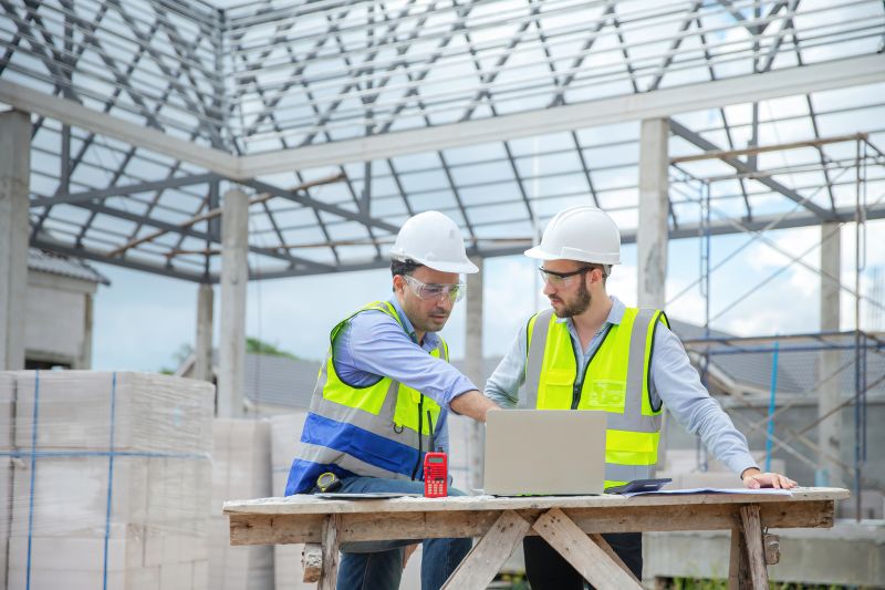 Engineers Reviewing Structural Data